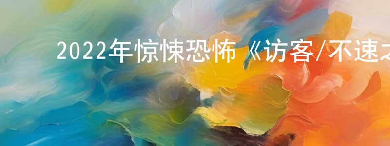 ﻿陈凌剑发布﻿2022年惊悚恐怖《访客/不速之客》BD中英双字迅雷下载_电影天堂